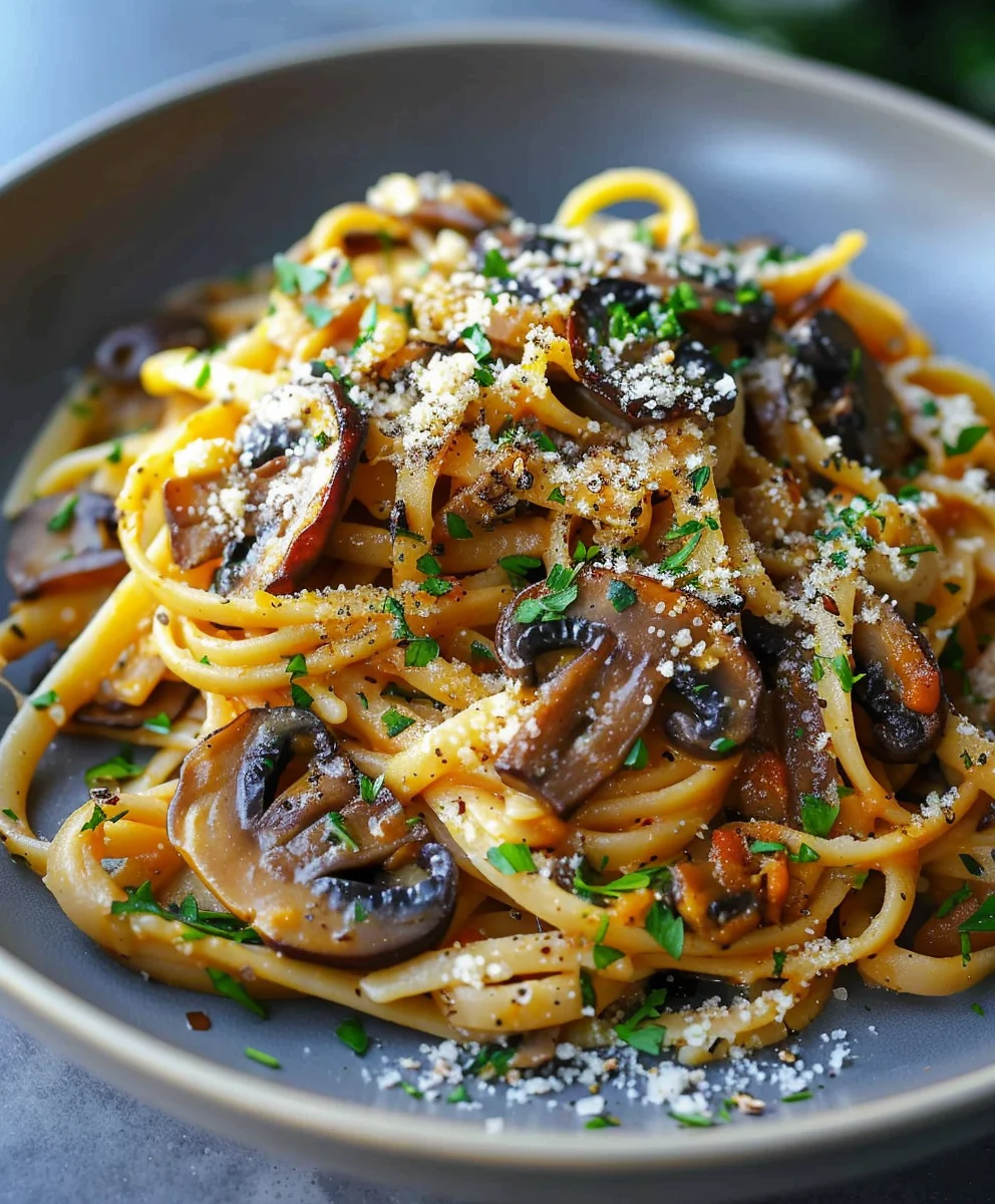 Cremige Kürbis Pilz Pasta: Herbstgenuss in Minuten!