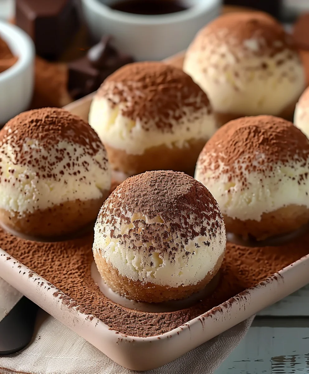 Einfache Tiramisu Kugeln – schnell, lecker & ohne Alkohol