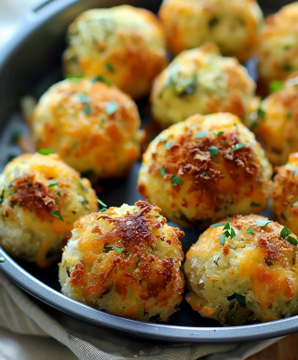 Köstliche Käse-Lauch-Bällchen: Dein vegetarischer Snack!
