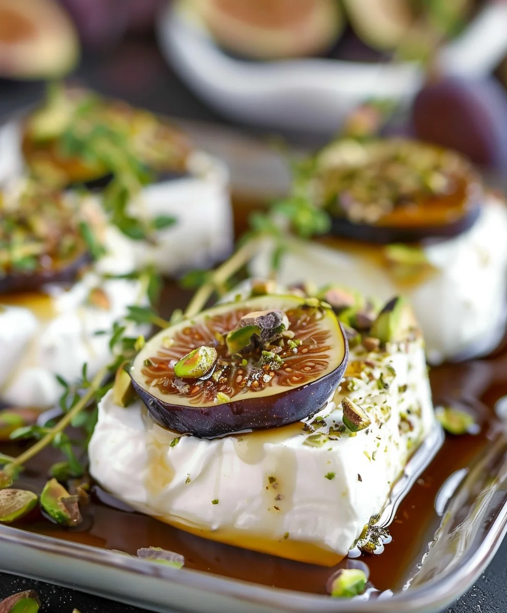 Süß-salziger Honig-Feigen-Ziegenkäse-Appetizer – Perfekt!