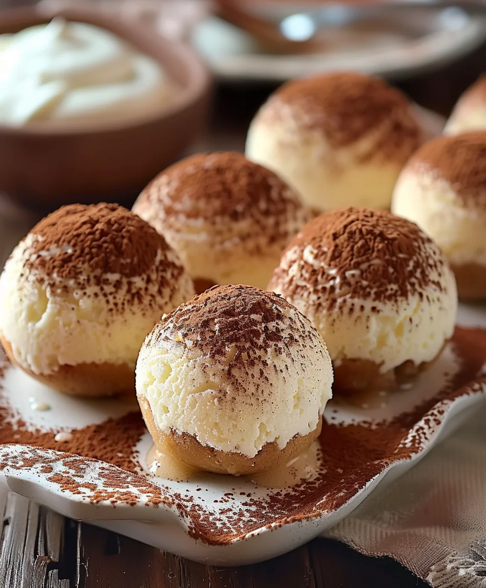 Einfache Tiramisu Kugeln – schnell, lecker & ohne Alkohol