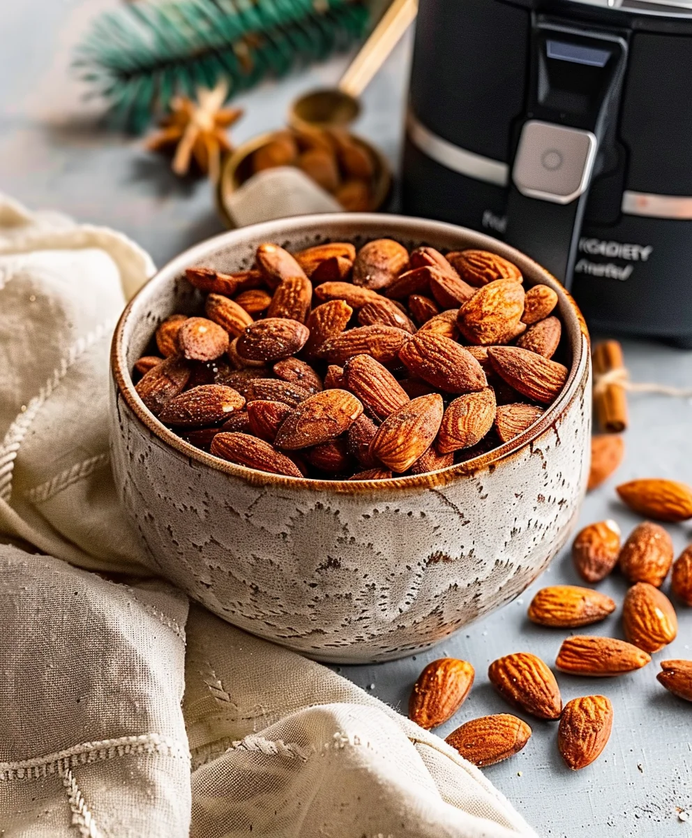 Das beste Rezept: Gebrannte Mandeln in der Heissluftfritteuse