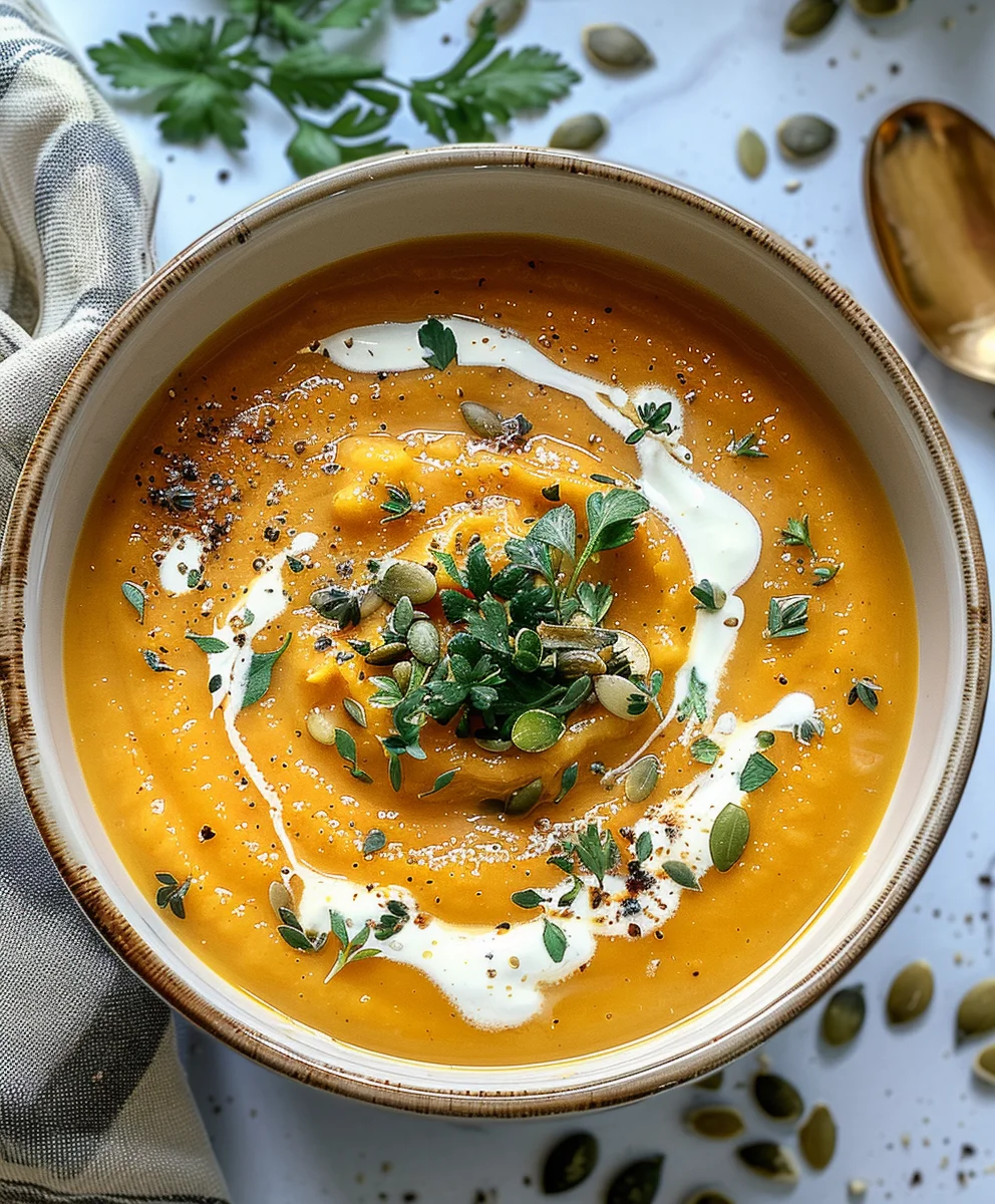 Entdecke Gemütlichkeit: Geröstete Kürbissuppe für den Herbst