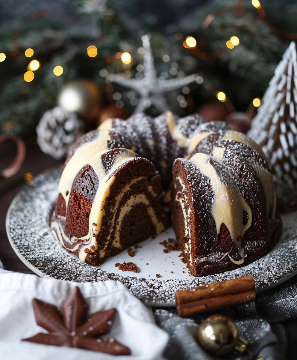 Marmor Lebkuchen Gugelhupf: Winterlicher Weihnachtstraum