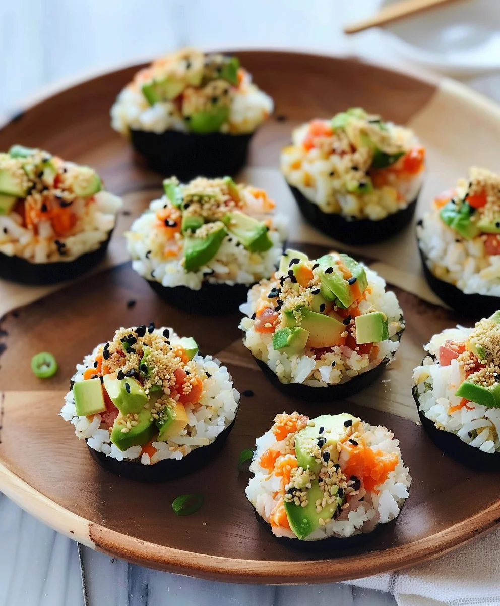 Sushi Cups Rezept: Einfach, schnell, super lecker & Partytauglich!