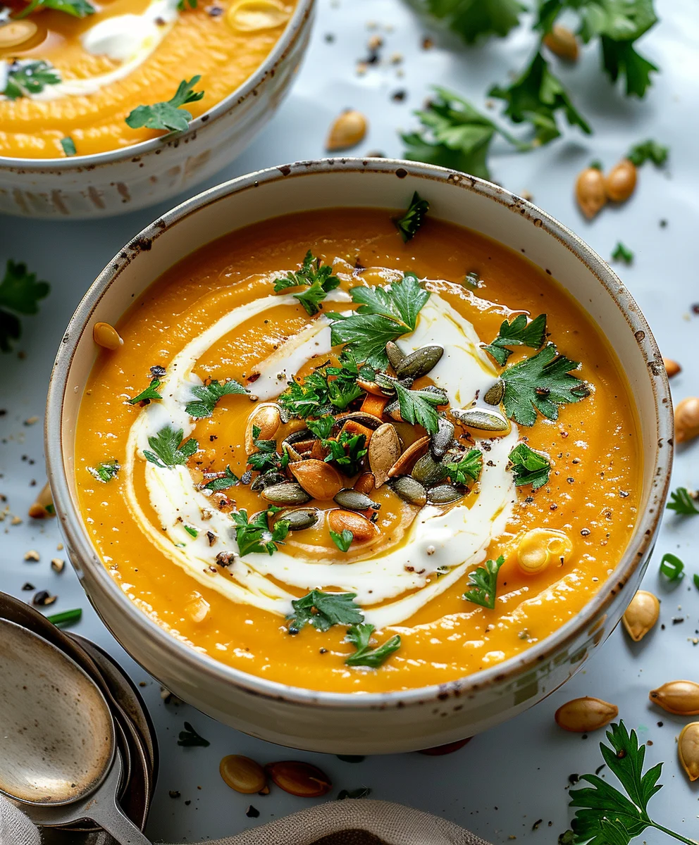 Entdecke Gemütlichkeit: Geröstete Kürbissuppe für den Herbst