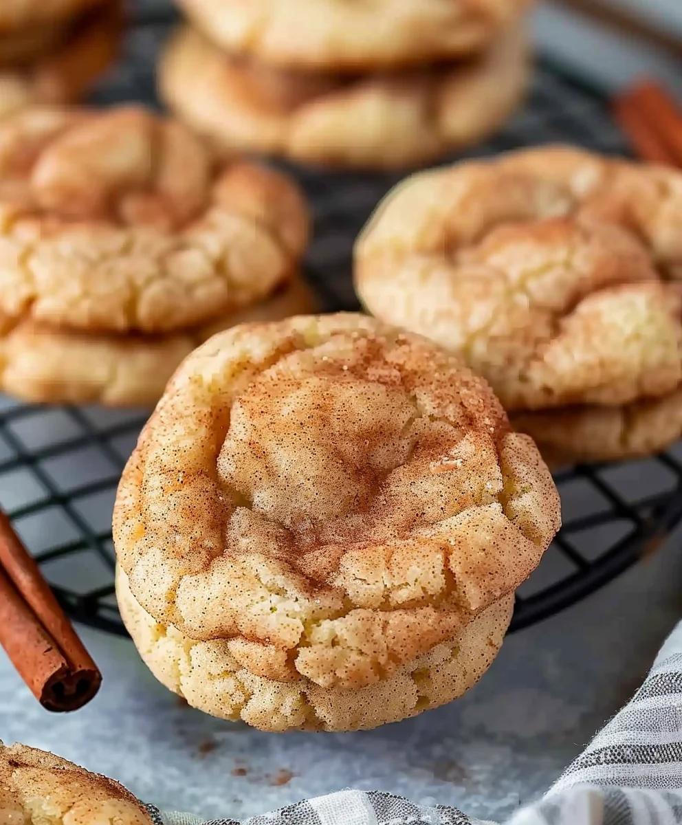 Winterliche Apfel-Zimt Snickerdoodle Cookies selbst backen