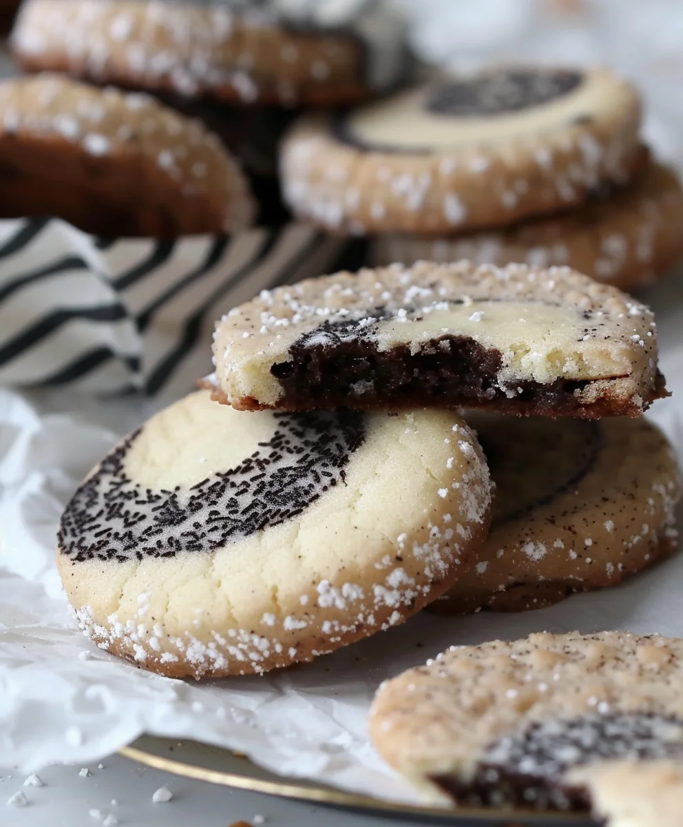 Köstliche Heidesand Plätzchen Schwarz-Weiß: Einfaches Rezept