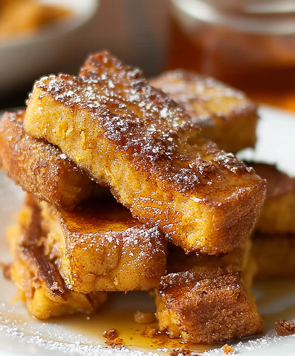 Min. Kürbis-French-Toast-Sticks: Familienliebling!