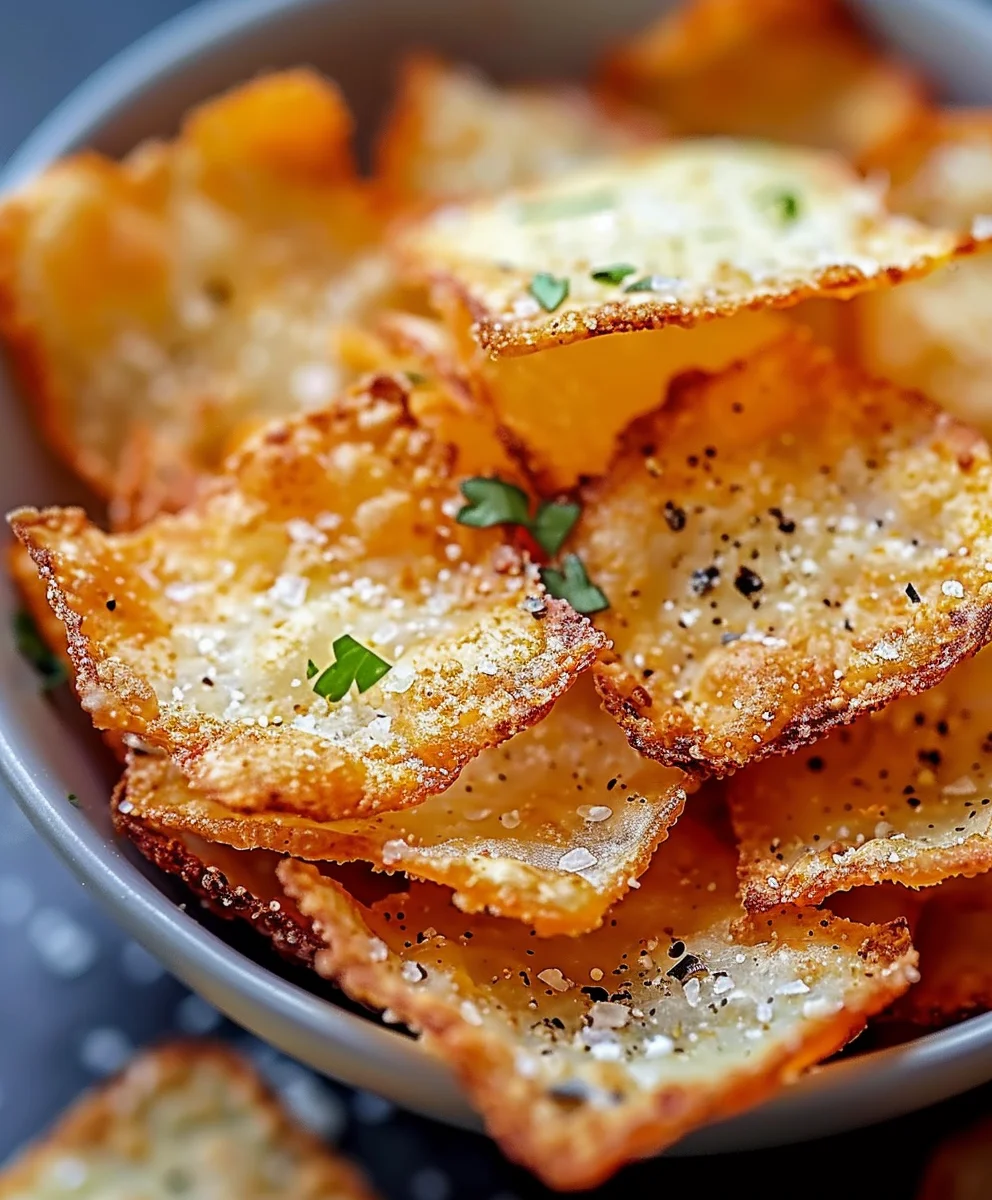 Knusprige Quark Chips