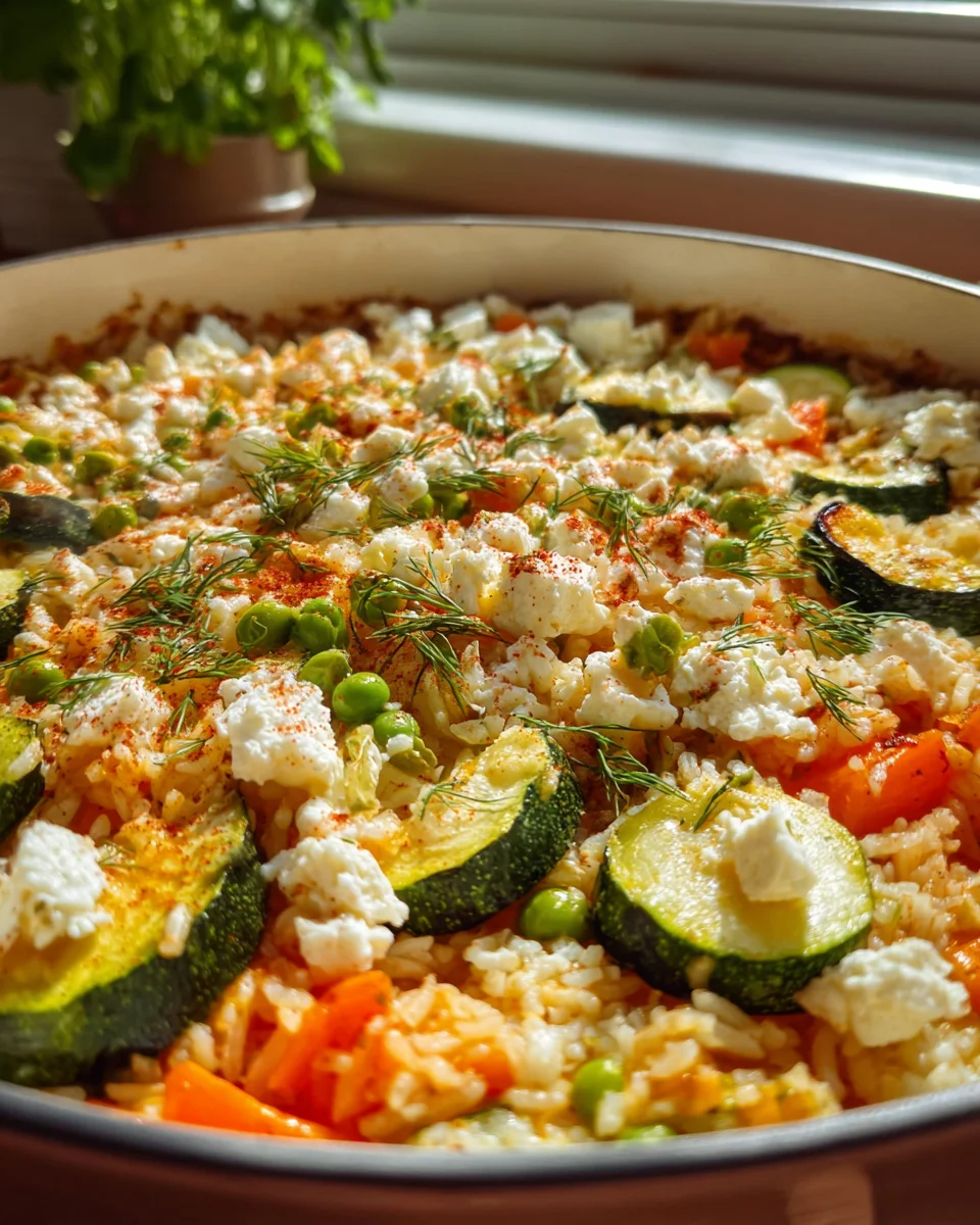 Genialer Ofenreis mit Feta & Gemüse – Schnell & einfach zubereitet!