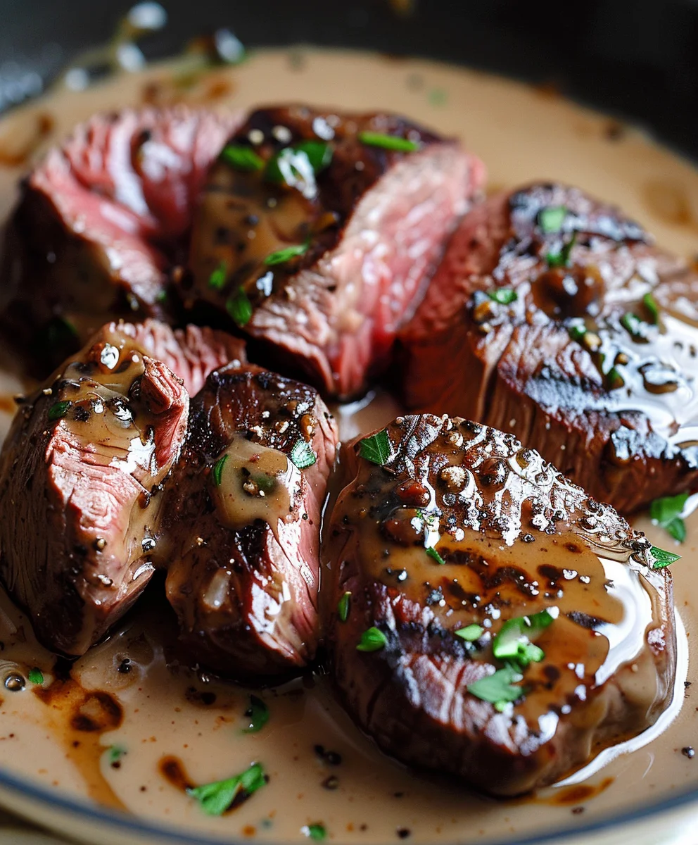 Perfektes Rinderfilet: Zart, Balsamico & cremige Sahnesauce