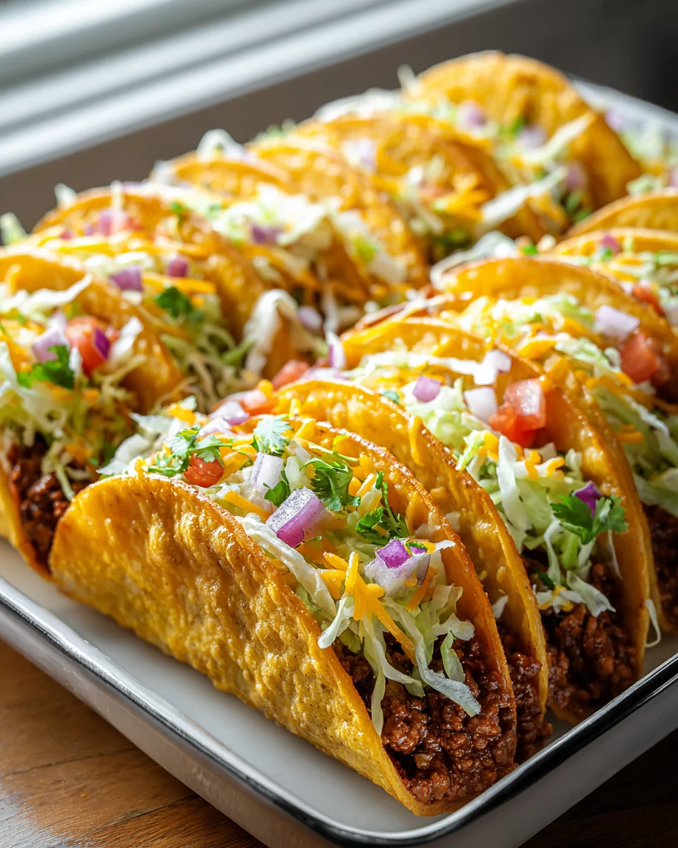 Ofen gebackene Käse Tacos: Knusprig & Üppig gefüllt!