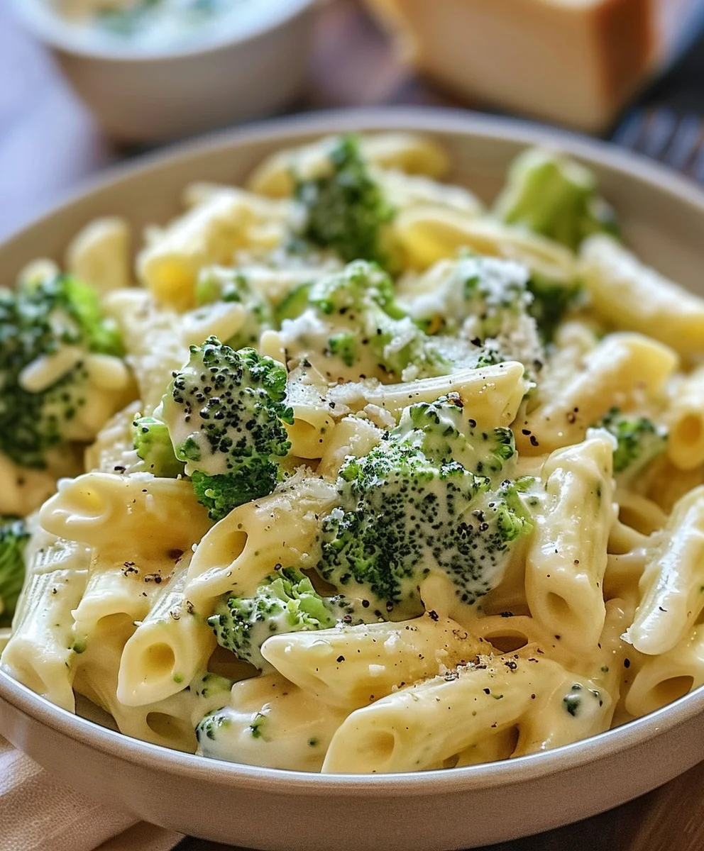 Cremige Brokkoli Pasta mit Käsesoße – Schnell & Lecker!