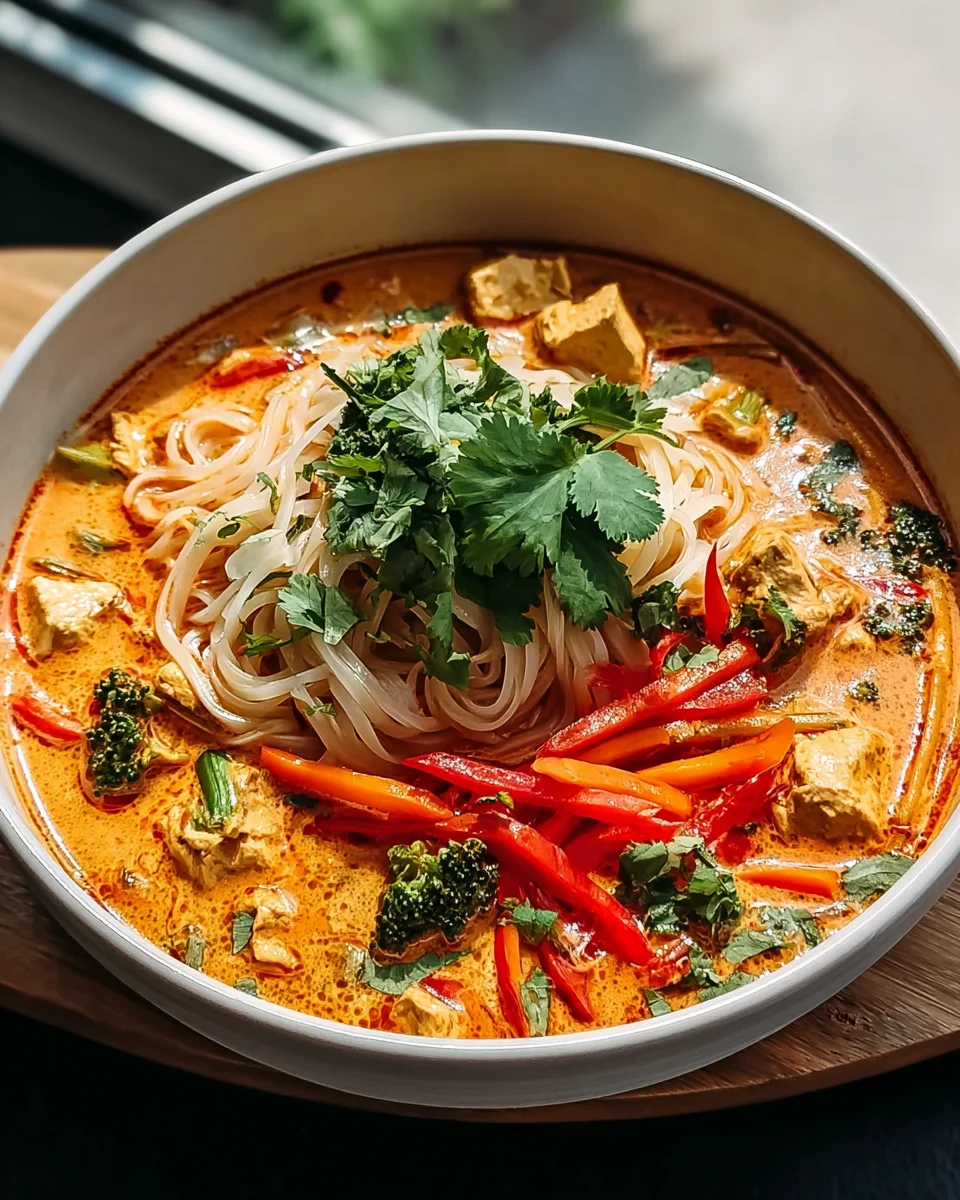 Thailändische Kokos Curry Nudelsuppe: Dein Top Rezept!