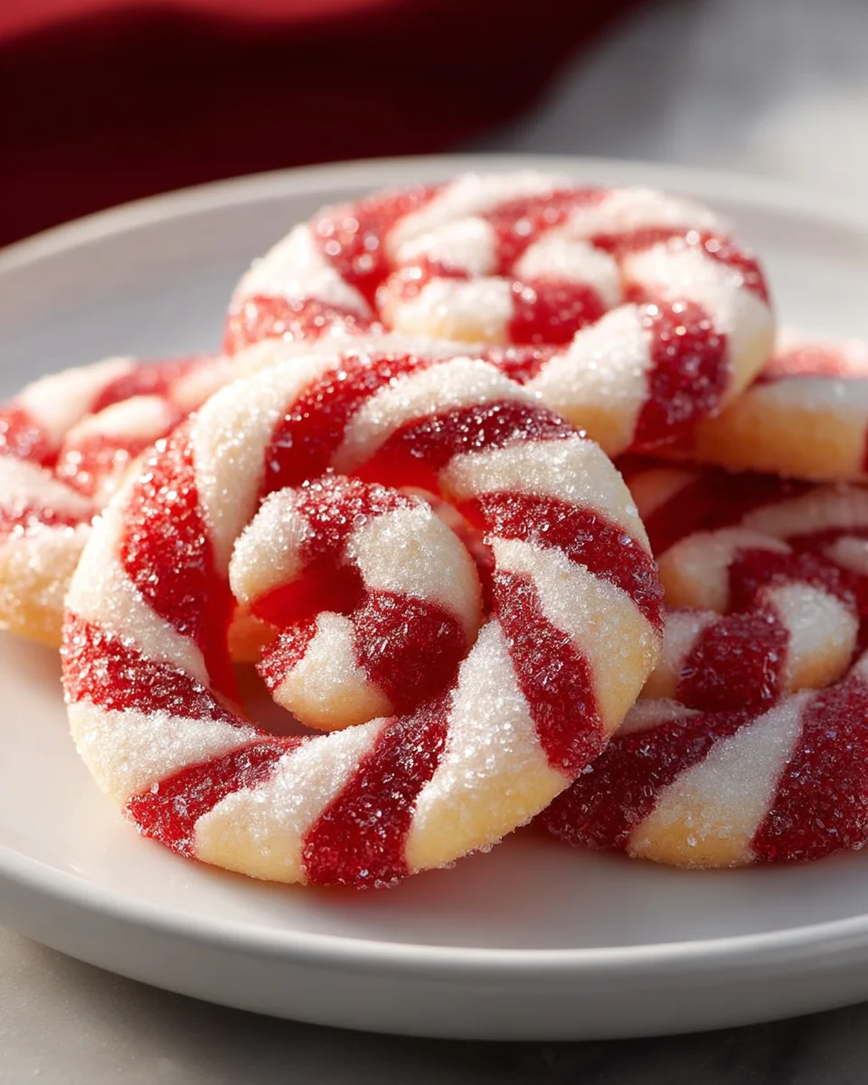 Festliche Zuckerstangen Kekse: Unwiderstehlich Zart & Streifenrein