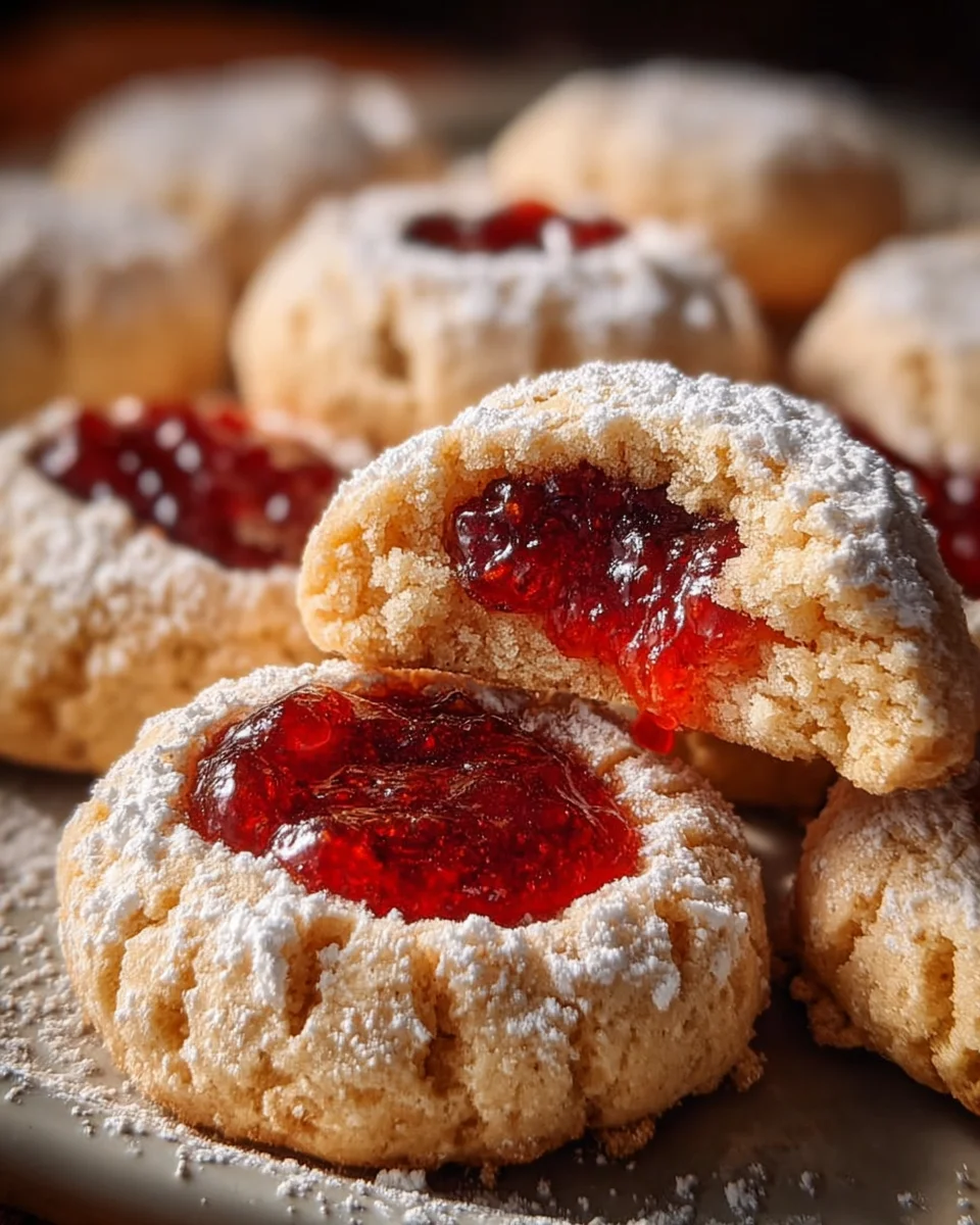 Unwiderstehliche Marmeladen Kusschen vom Blech backen