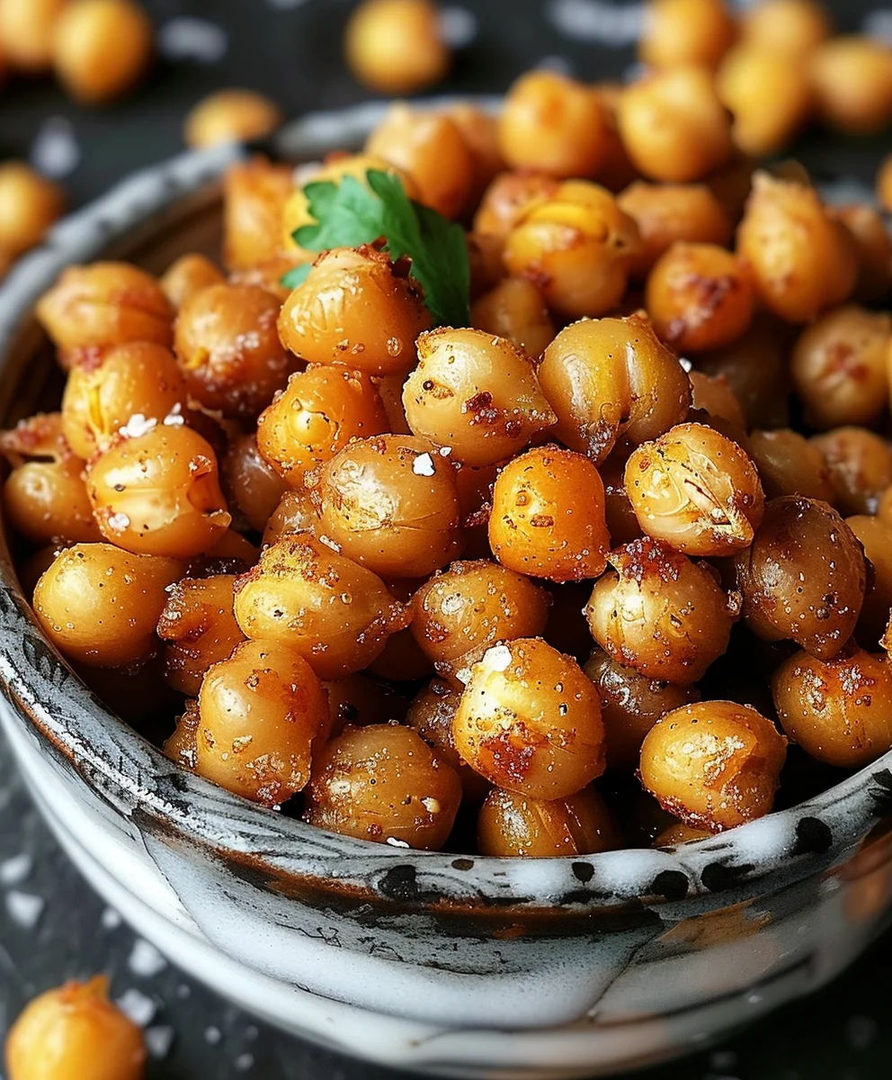 Knusprige Air Fryer Kichererbsen