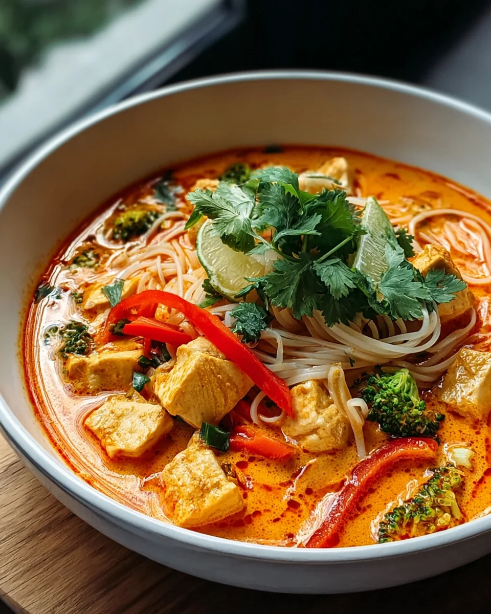 Thailändische Kokos Curry Nudelsuppe: Dein Top Rezept!