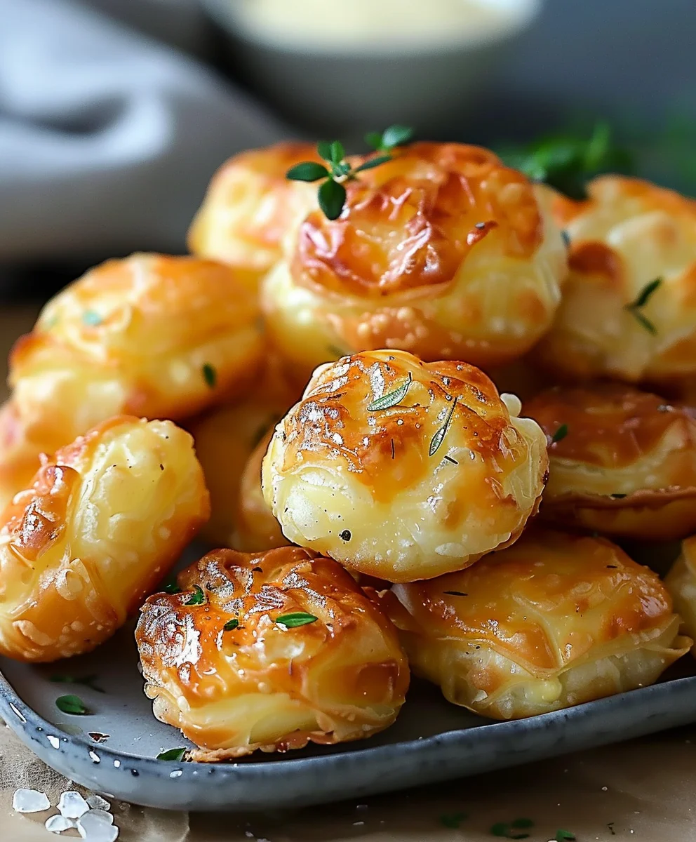 Käse Puff Snacks: Schnelles, kaltes Fingerfood für Käseliebhaber