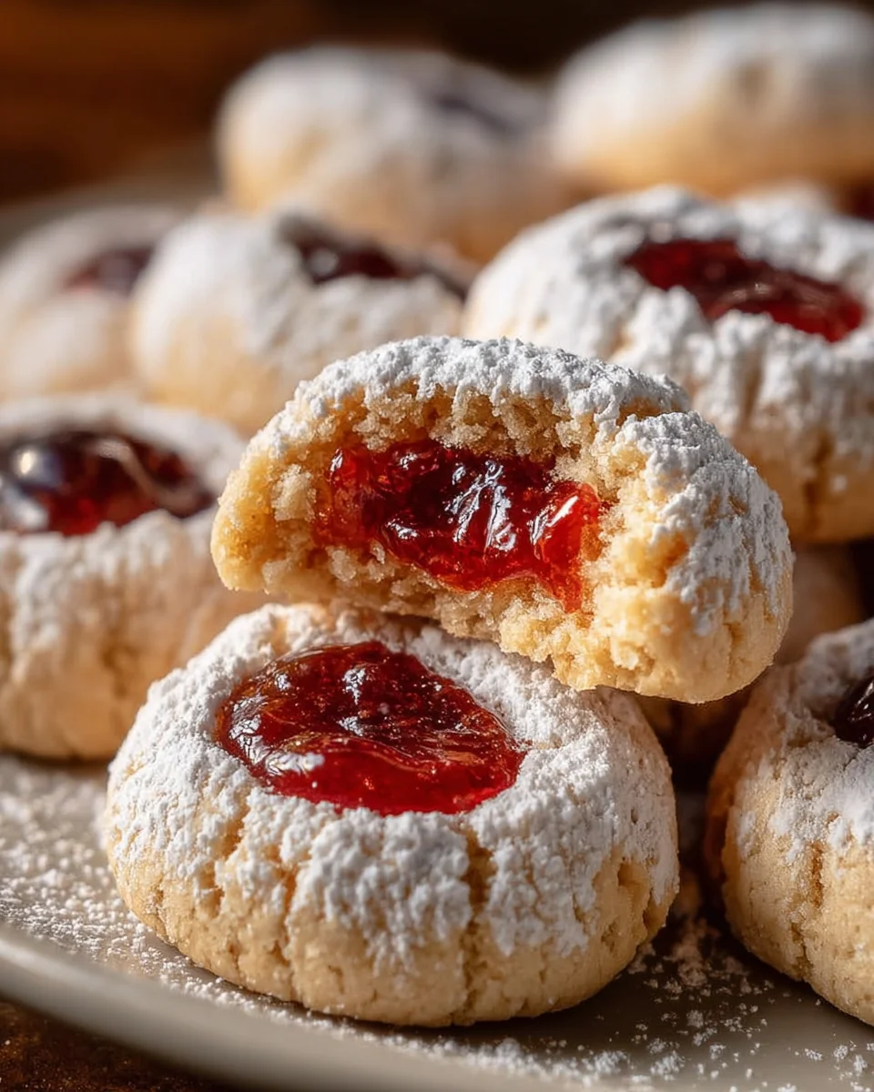 Unwiderstehliche Marmeladen Kusschen vom Blech backen