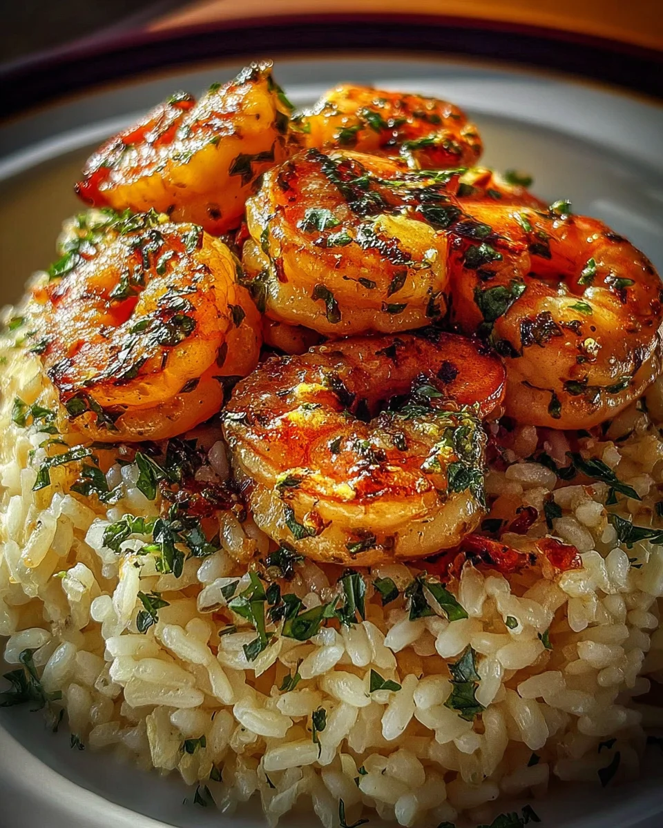Knoblauchbutter Garnelen mit Reis: Einfaches Genießer-Rezept
