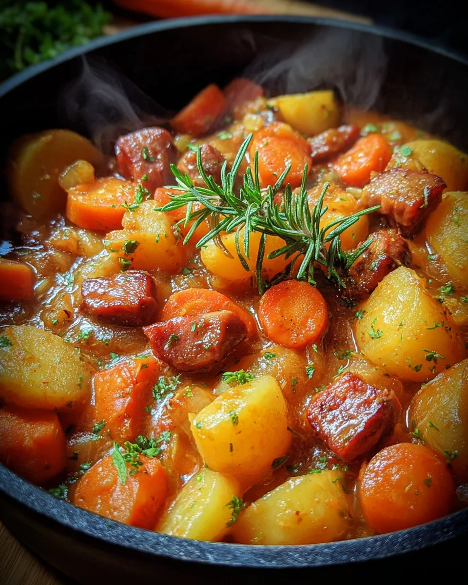 Deftiger Mohren Kartoffel Eintopf – Einfach & Lecker!