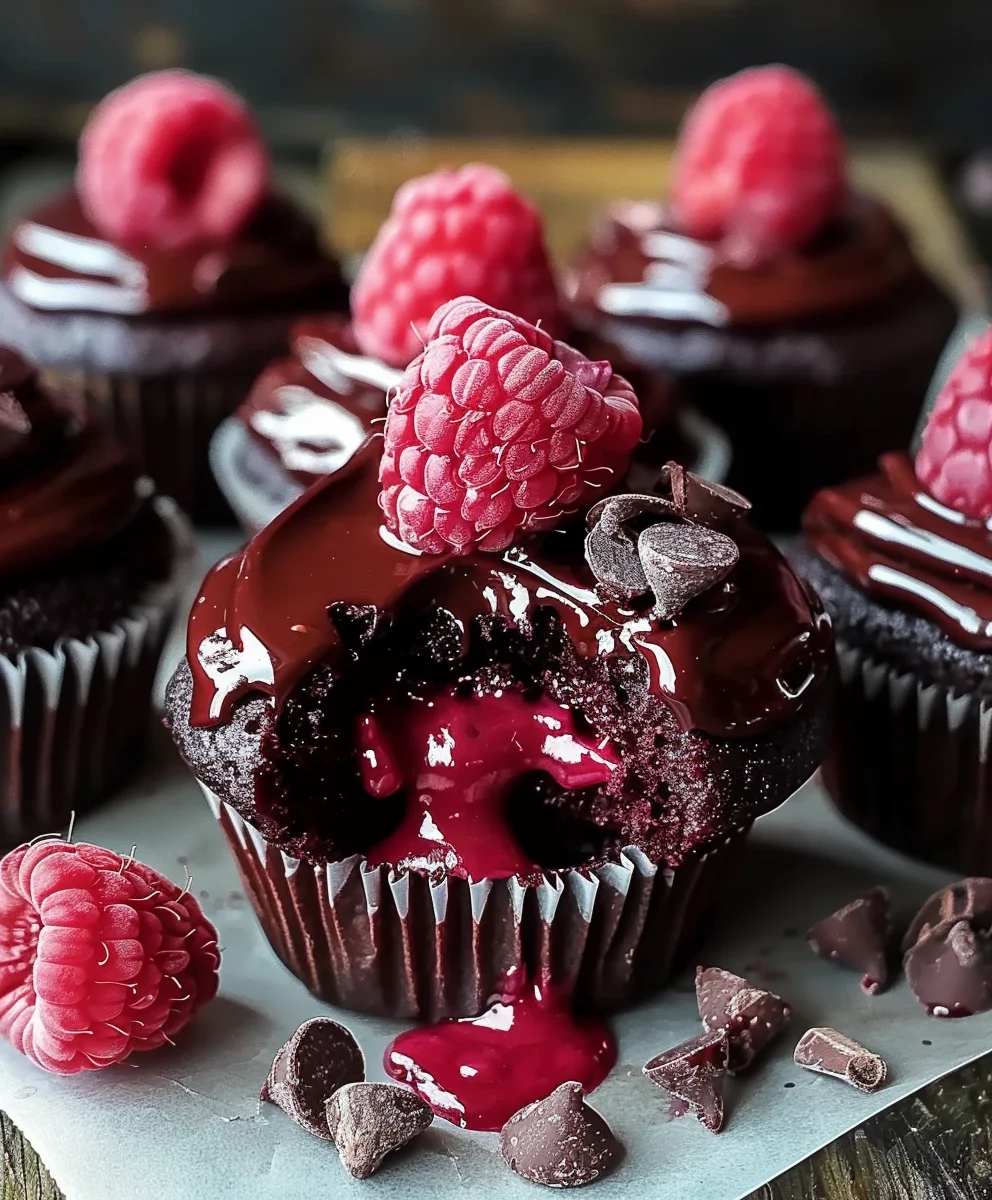 Rezept: Himbeer-Schoko Lava Cupcakes – Süße Versuchung