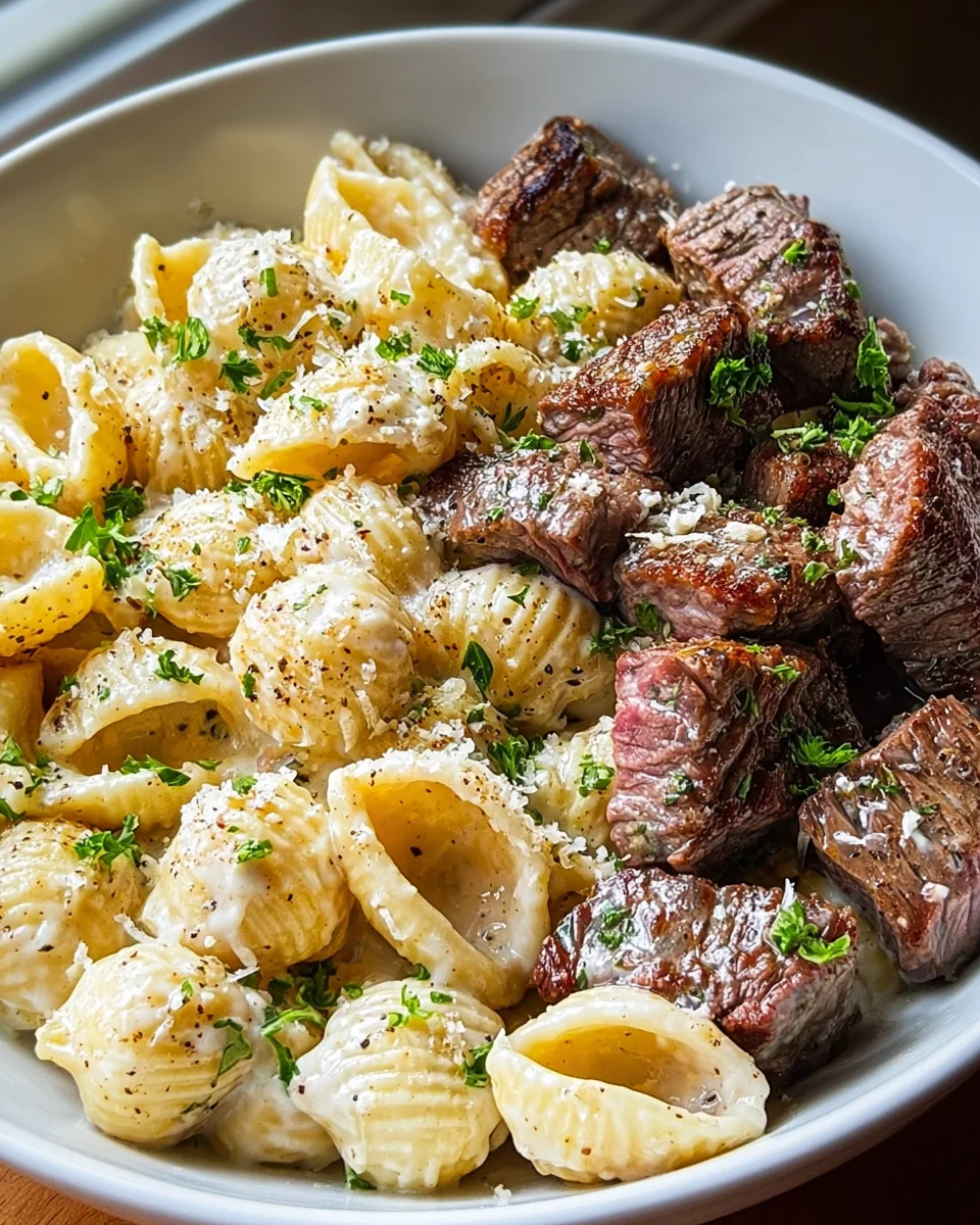 Herzhafte Steak Bites & Pasta: Dein schnelles Lieblingsrezept!