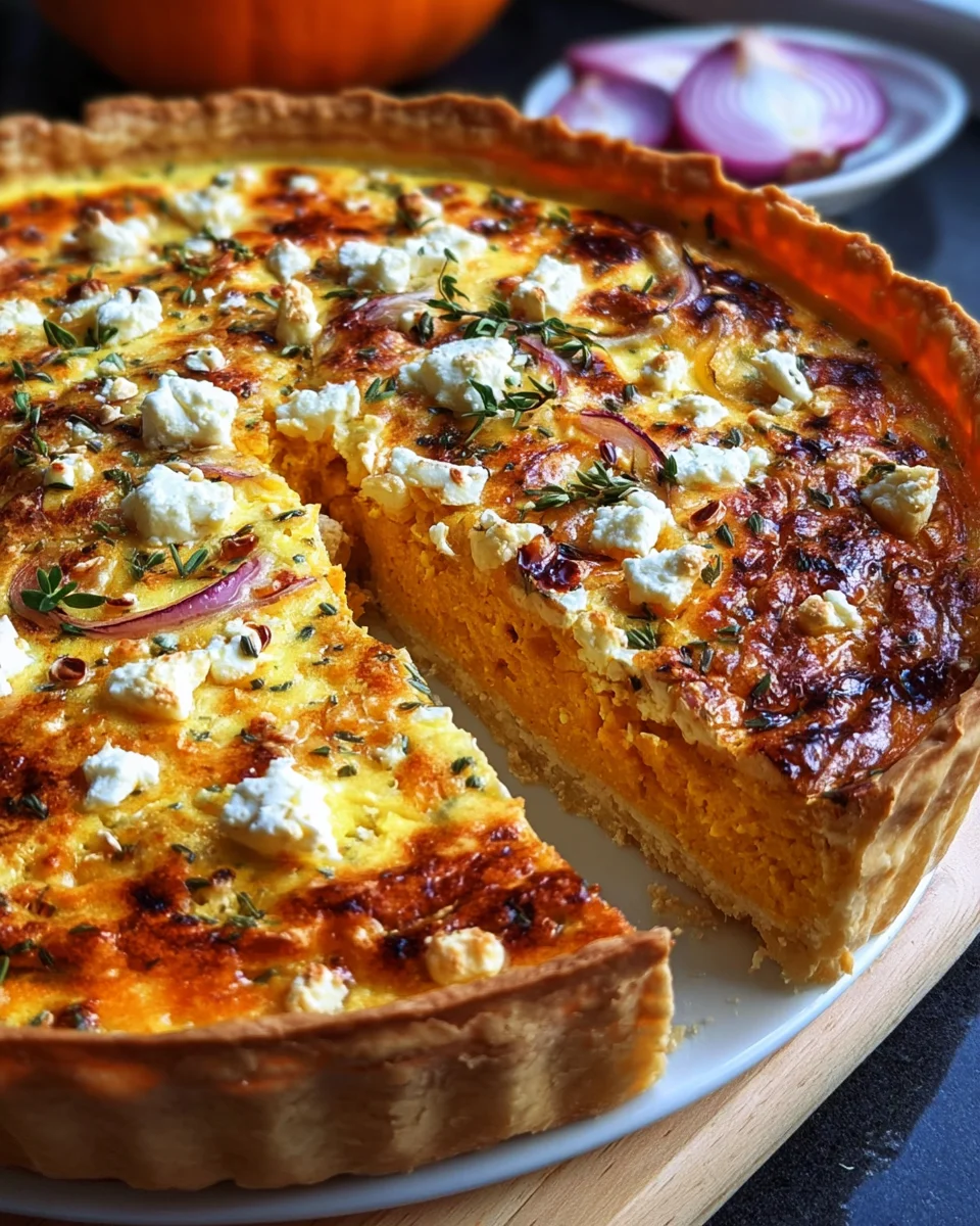 Kürbis-Feta Quiche – Das einfache Rezept für Herbstgenuss