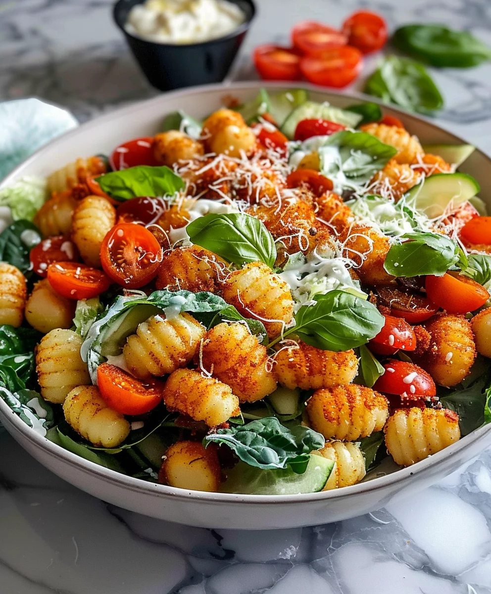Knuspriger Gnocchi Salat: Dein neuer Lieblingssommersalat!
