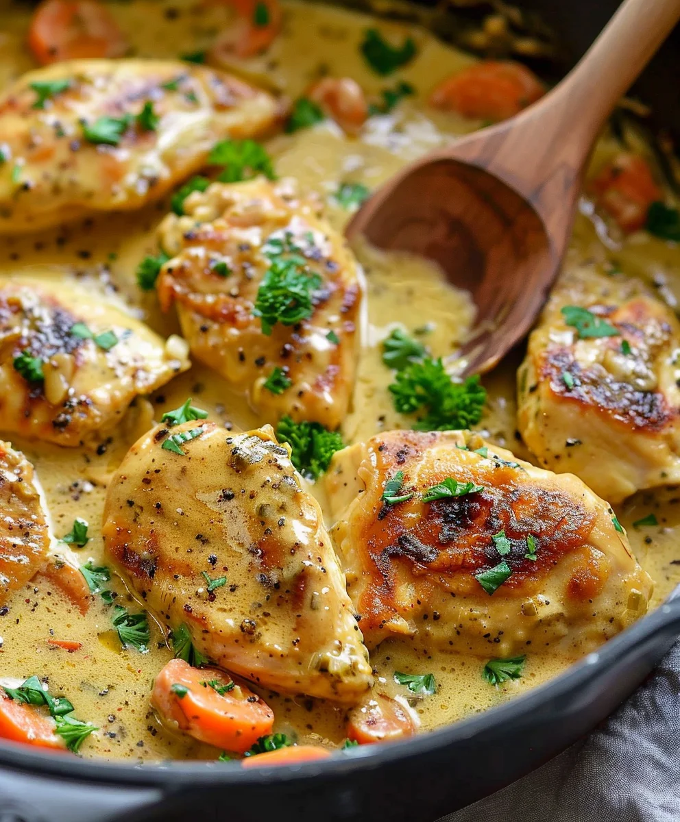 Köstliches Cremiges Honig Senf Hähnchen – Dein neues Lieblingsrezept!