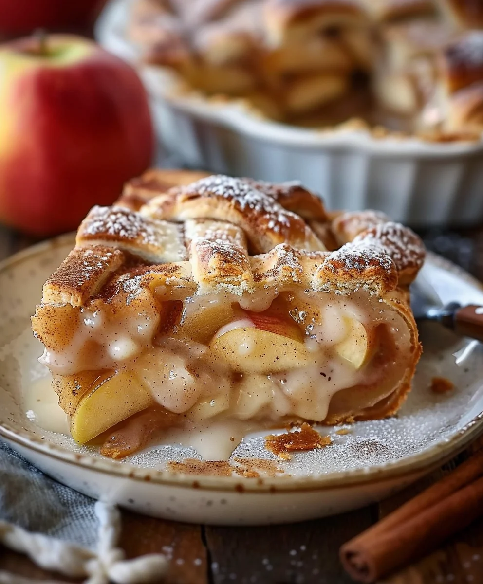 Saftiger Zimtschnecken Apfelkuchen