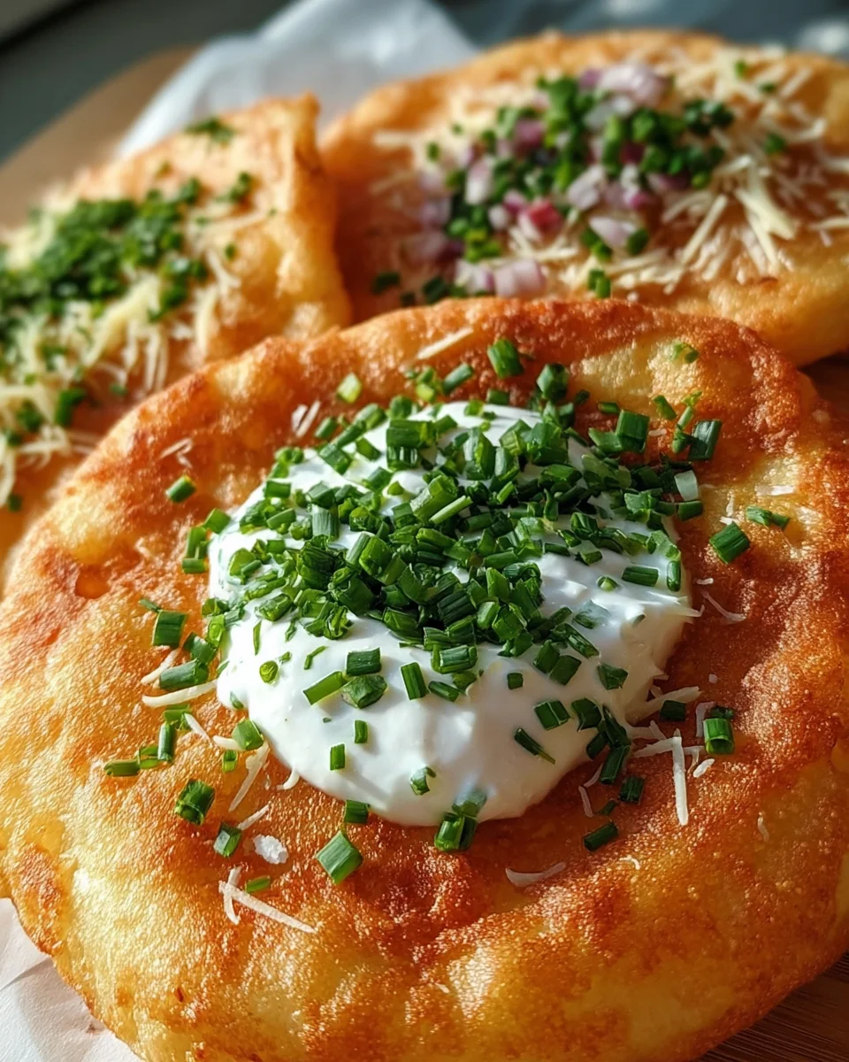 Knusprige Heissluftfritteuse Langos: Schnell & einfach selbstgemacht