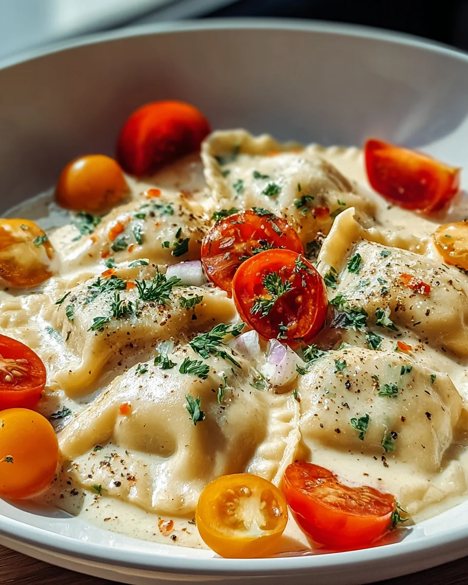 Rezept: Cremige Maultaschen mit unwiderstehlicher Käsesoße