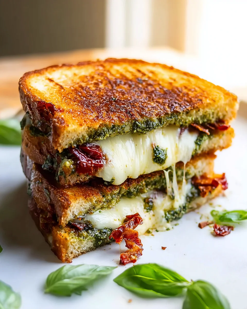 Sourdough Pesto Grilled Cheese: Der ultimative Genuss!
