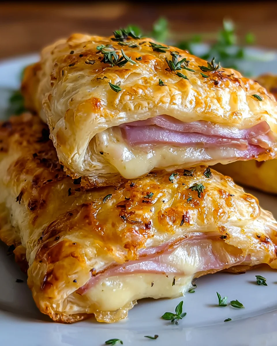 Taschen Airfryer mit Schinken und Käse: Schnell, knusprig & lecker!