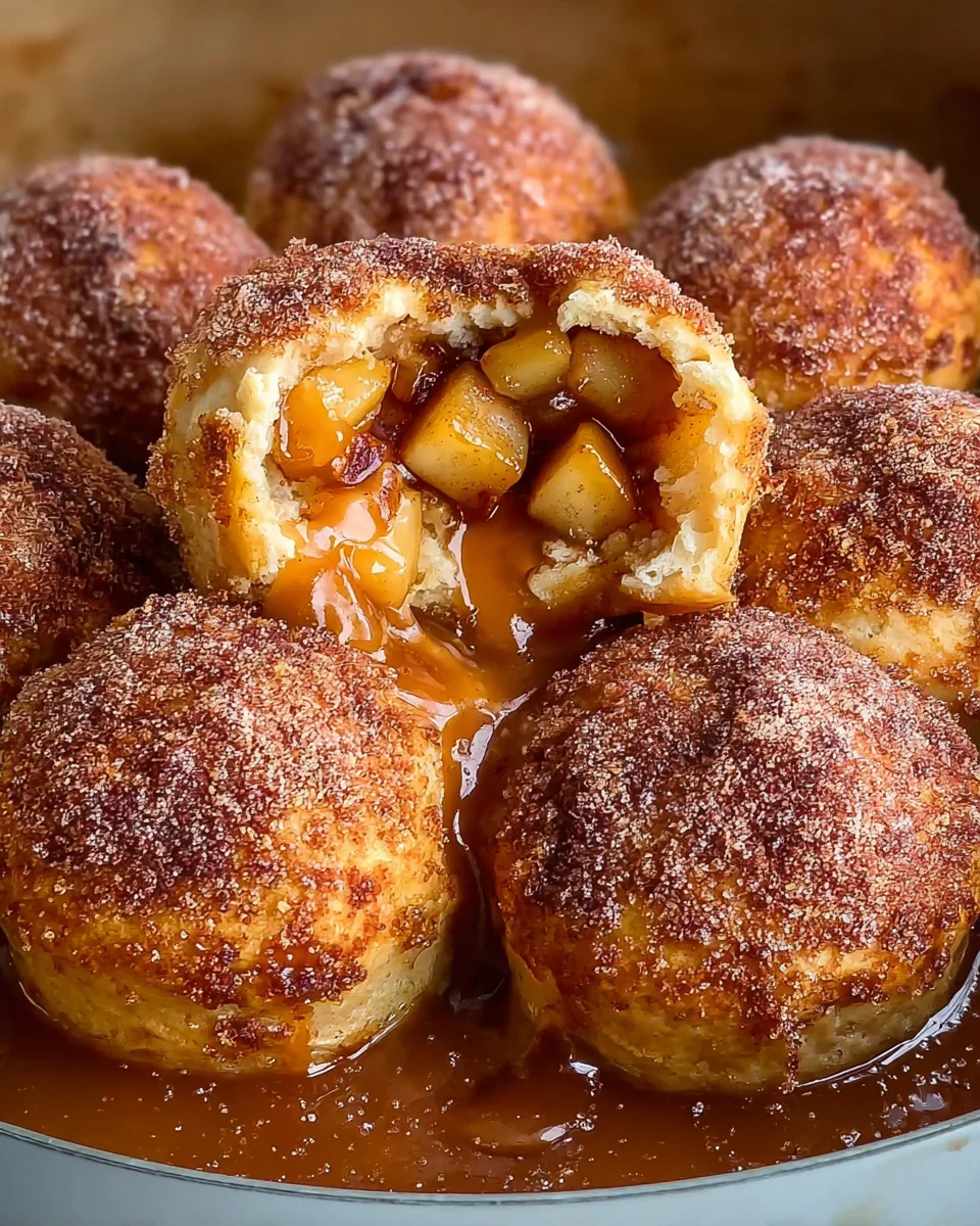 Unwiderstehliche Karamell-Apfelkuchen-Bomben: Dein süßer Traum!