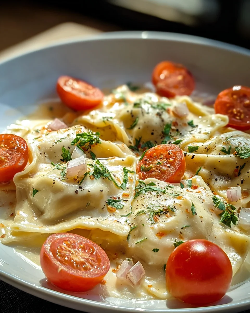 Rezept: Cremige Maultaschen mit unwiderstehlicher Käsesoße