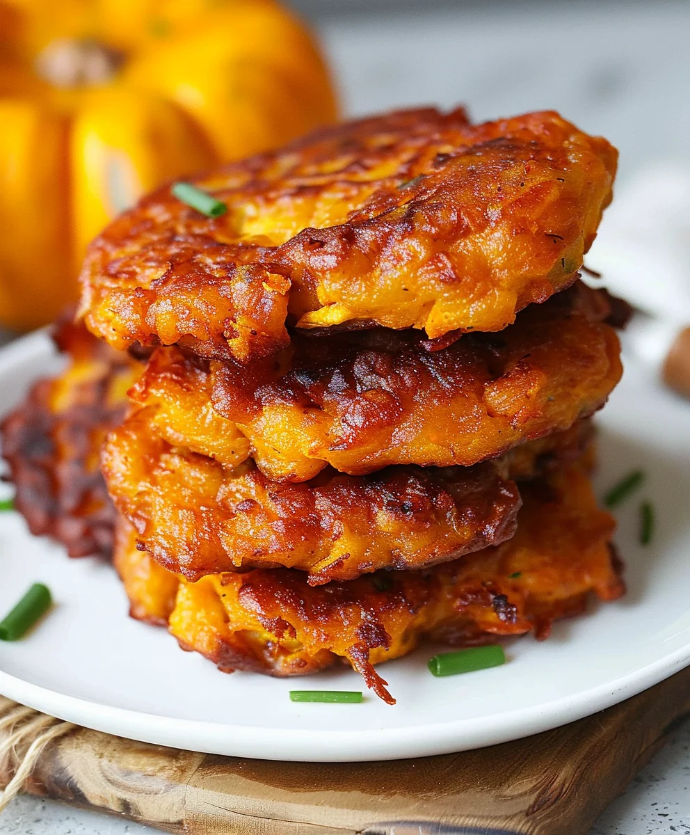 Knusprige Kürbispuffer