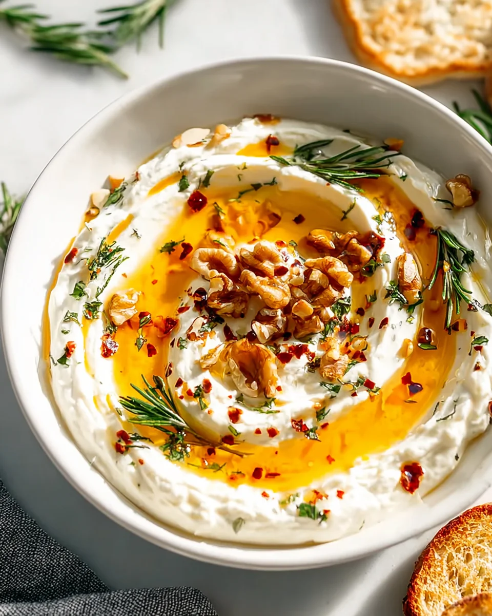 Spicy Ricotta Dip mit Hot Honey – Cremig, würzig, unwiderstehlich!