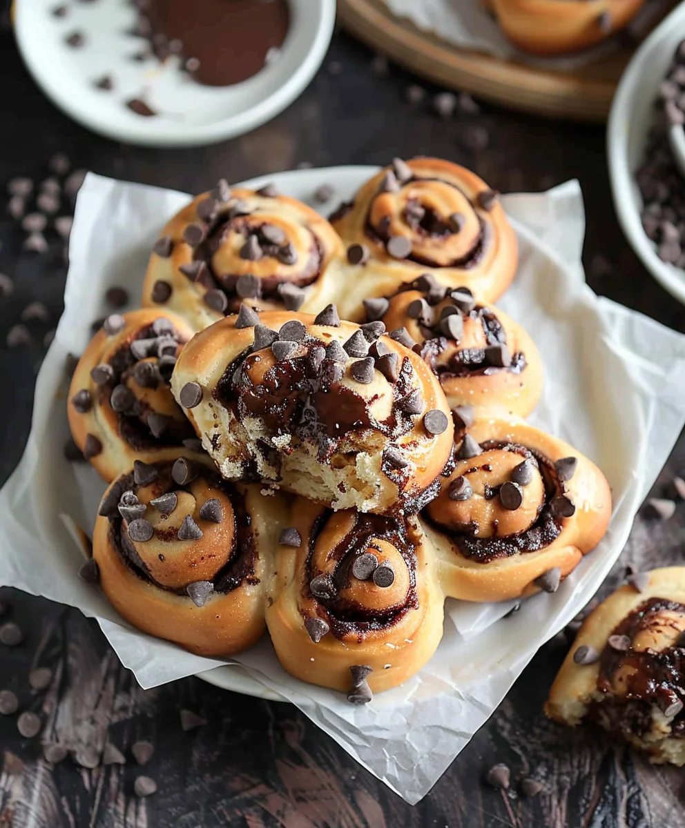 Minuten Schoko Brötchen
