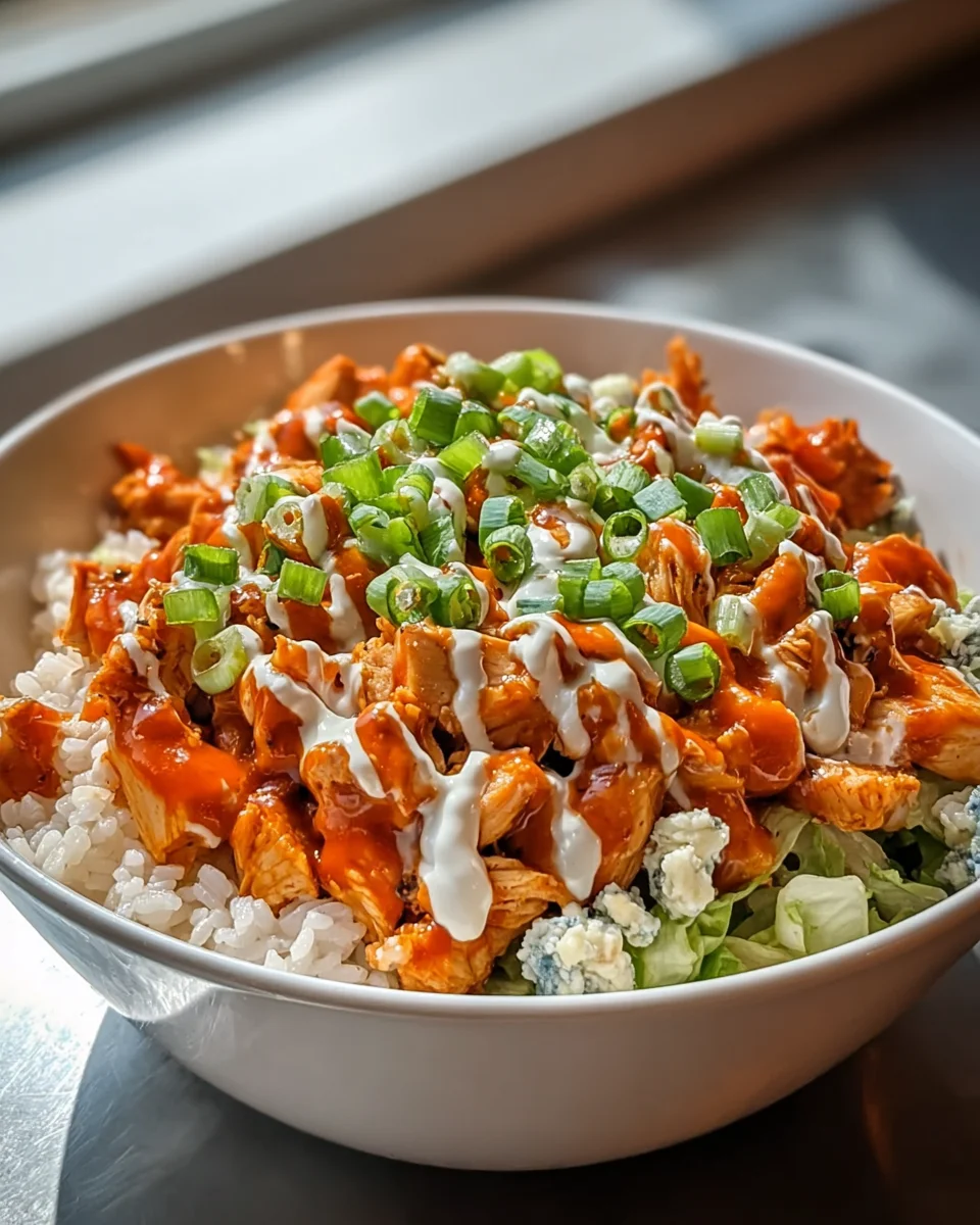 Deftige Buffalo Chicken Bowls: Schnell gemacht, voller Geschmack!