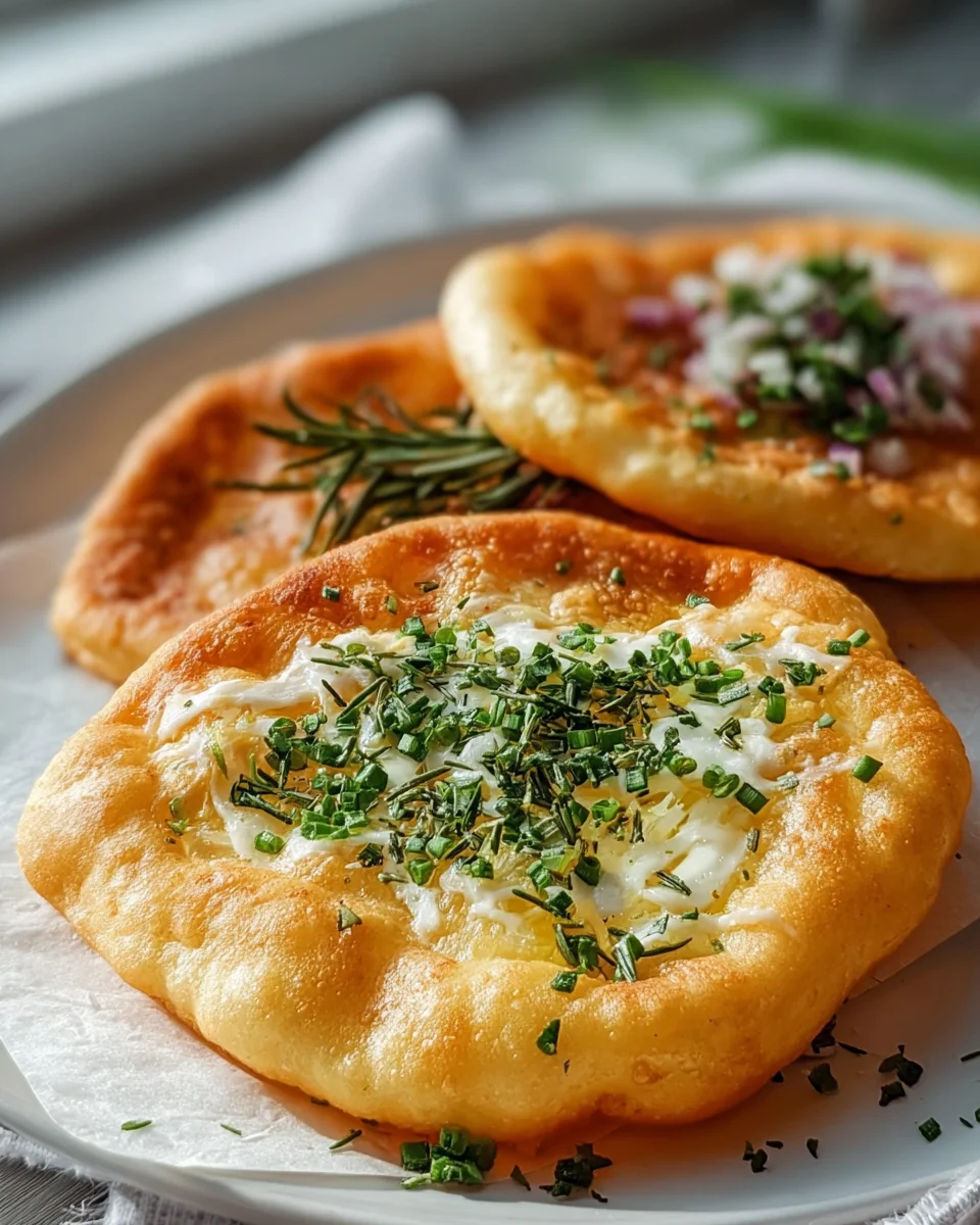 Knusprige Heissluftfritteuse Langos: Dein einfaches Rezept