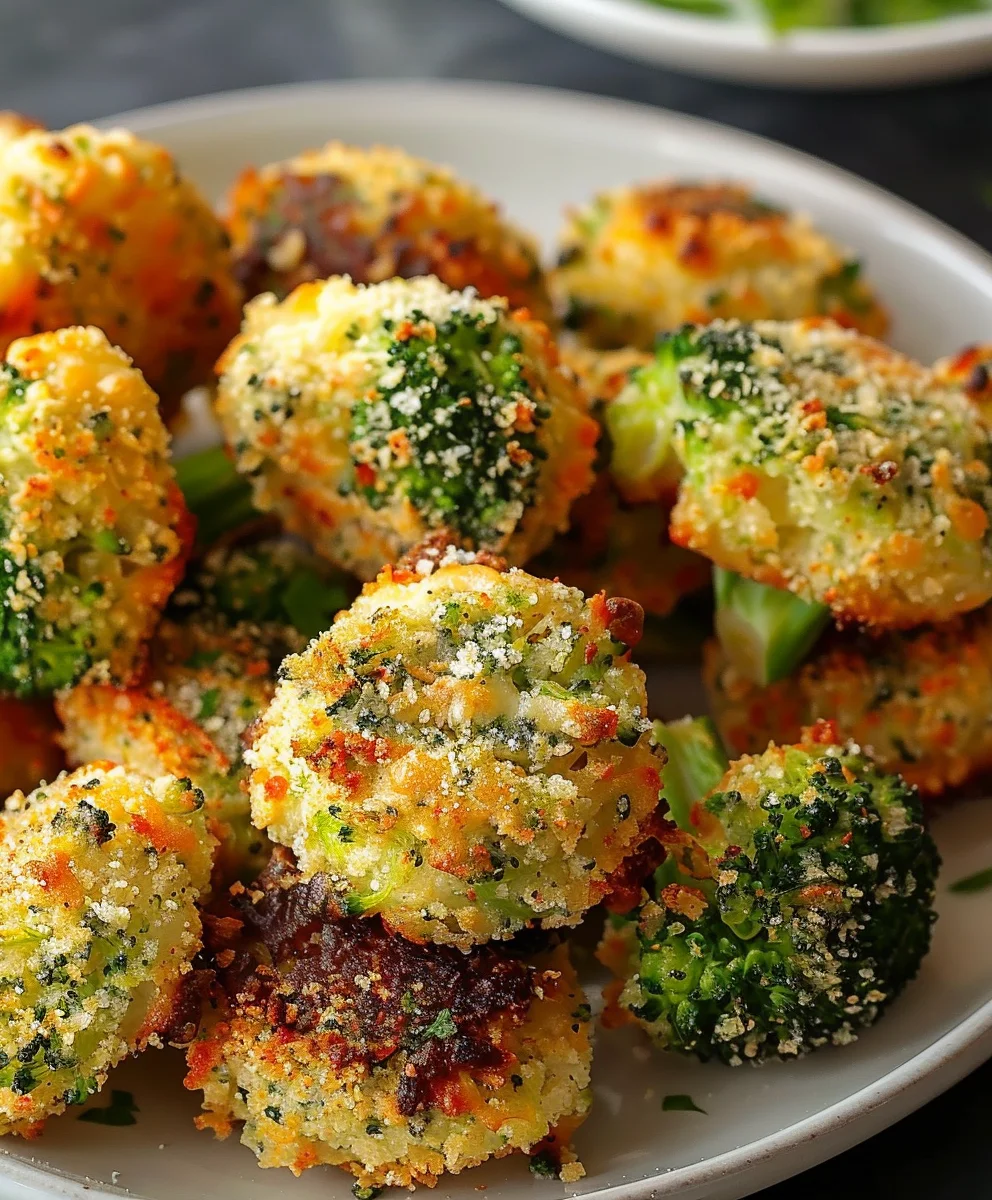 Knusprige Brokkoli Käse Nuggets
