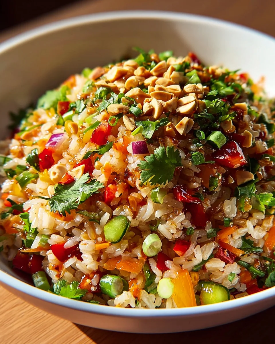 Knuspriger Reissalat Erdnuss-Chili: Dein Sommer-Hit!