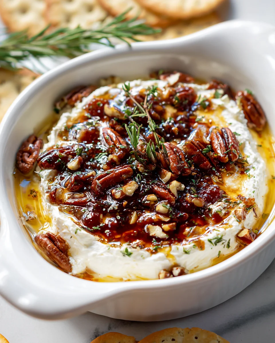 Geniale Ziegenkäse Vorspeise: Feigenmarmelade & Pekannüsse