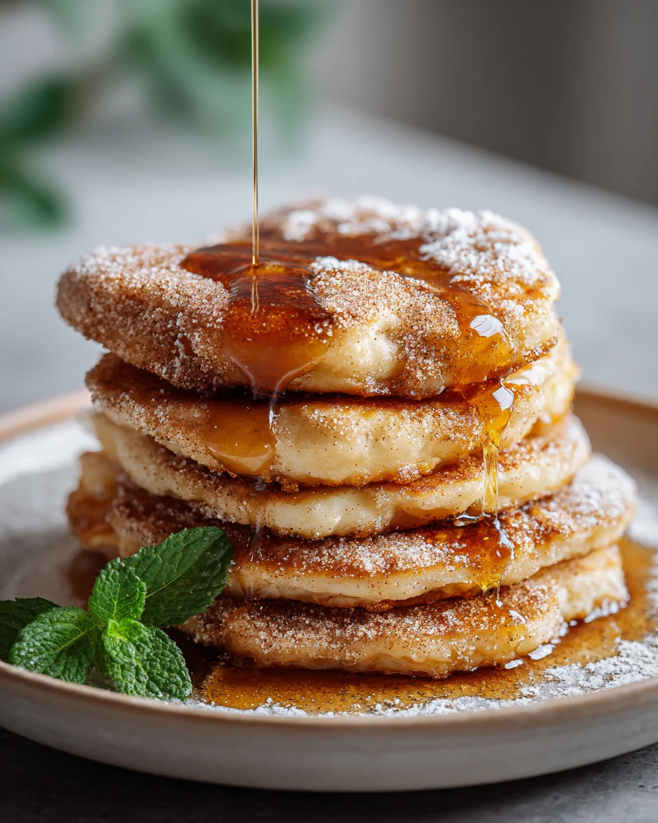 Spanische Churro-Pfannkuchen: Süßes Frühstücksvergnügen!