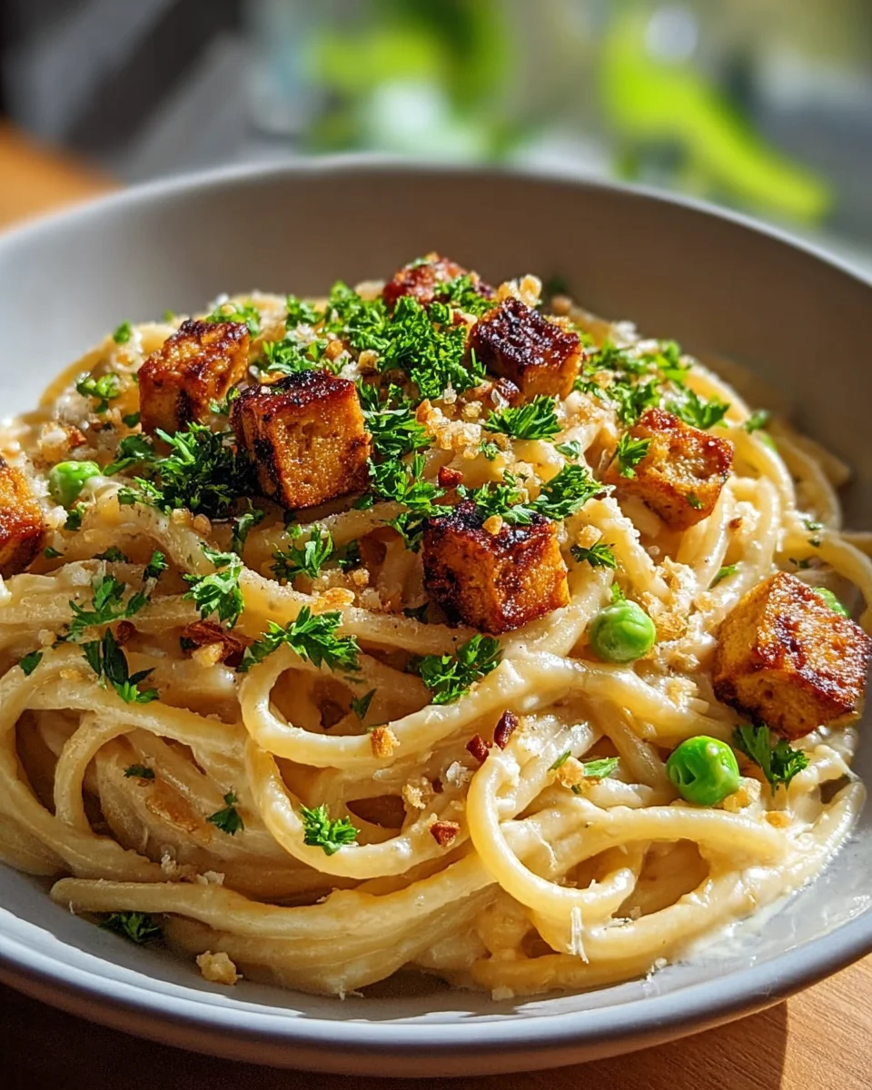 Geraeucherte Tofu Carbonara – Ultimatives Rezept für Genießer