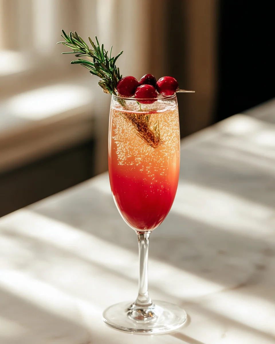 Holly Jolly Mimosa: Festlicher Genuss ohne Alkohol!